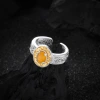 This is a niche Chinese-style retro ring with a vintage scroll and dot setting. It's a versatile and elegant new design with an adjustable opening Specification image